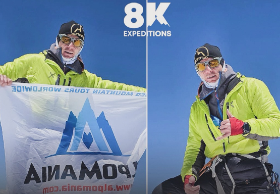 Ukrainian record-holder Sypavin summits Makalu with 8K Expeditions, eyes Everest-Lhotse double